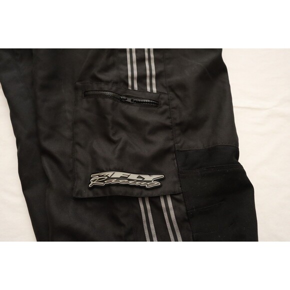 Fly Racing Free Ride Motocross Pants Mens 48 Black 48x35.5 Reflective Stripes - Picture 9 of 10